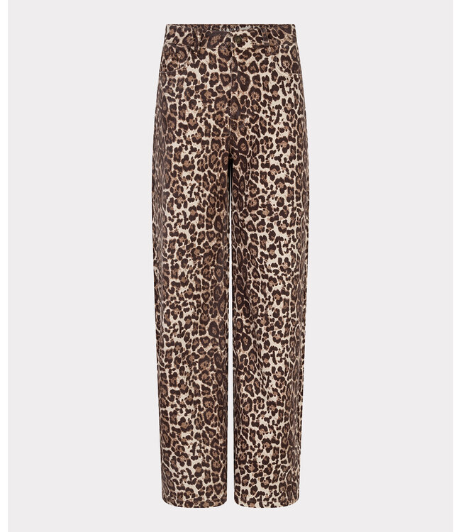 Esqualo Trousers jeans scarlet leopard - Print