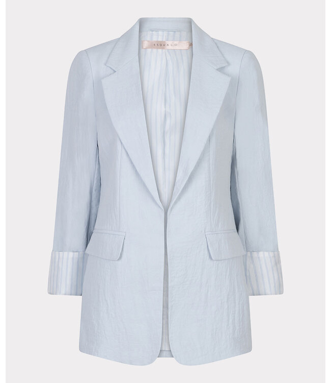 Esqualo Blazer fine crinkle - Light Blue