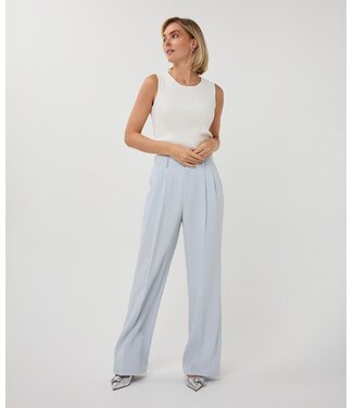 Esqualo Trousers fine crinkle - Light Blue