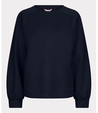 Esqualo Sweater fancy slve Modal - Navy