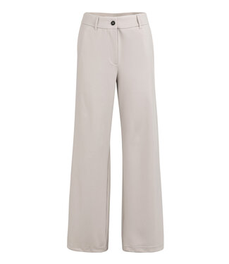 YAYA Jersey trousers with elastic waistband and wide legs - MAUVE PURPLE