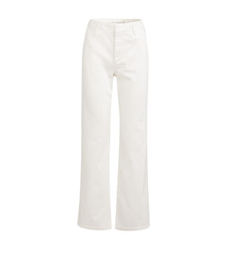YAYA Chino jeans with straight legs and welt pockets (L34) - OFF WHITE DENIM