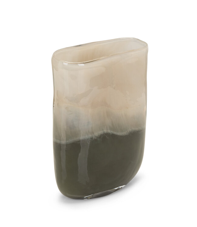 YAYA Glass vase with color gradient - MULTICOLOR