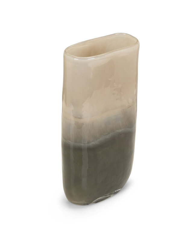 YAYA Tall glass vase with color gradient - MULTICOLOR