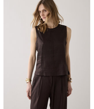 Summum Woman Top Linen blend