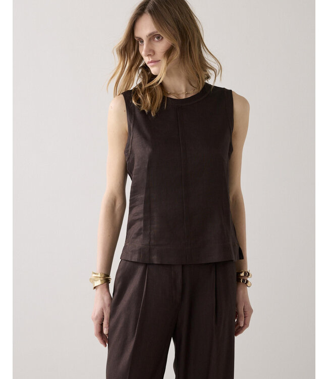 Summum Woman Top Linen blend
