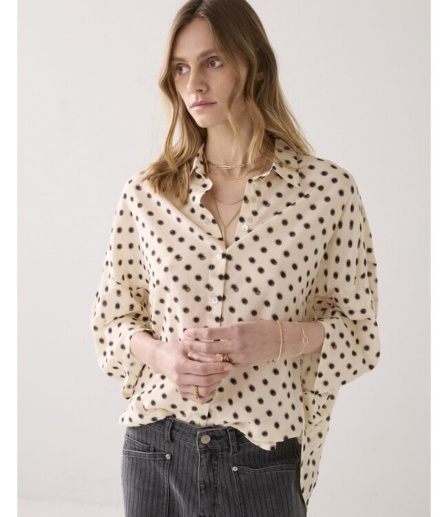 Summum Woman Blouse Blury dots