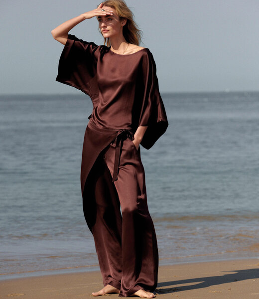 Trousers Heavy silky touch