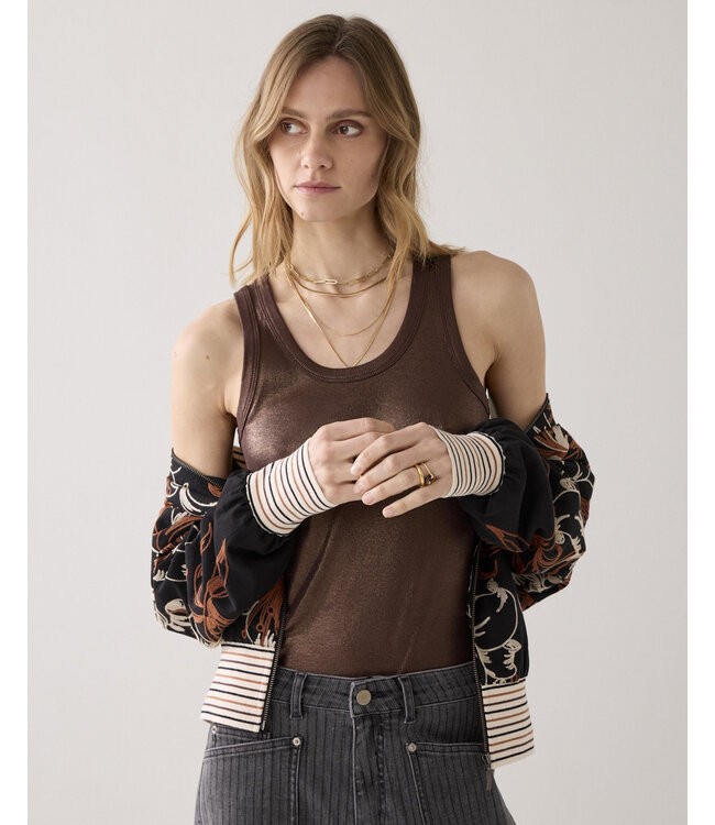 Summum Woman Rib tanktop cotton rib