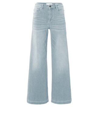YAYA Jeans with high waist, extra wide legs and pockets - L34 - LIGHT BLUE DENIM