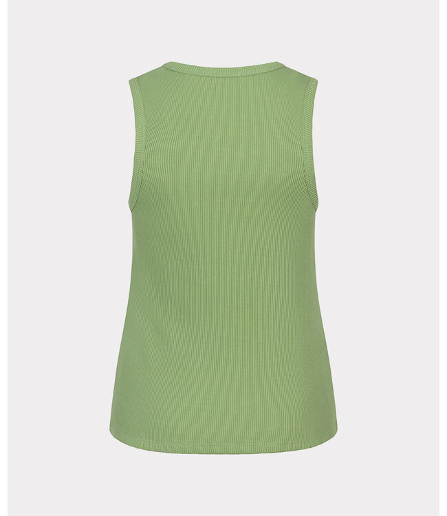 Esqualo Singlet rib knit Jungle Green XS