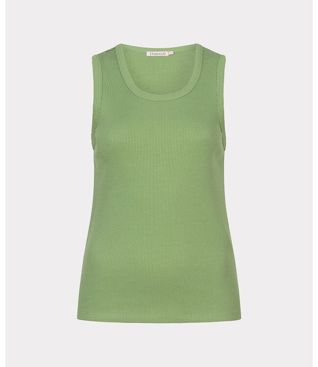 Esqualo Singlet rib knit Jungle Green XS