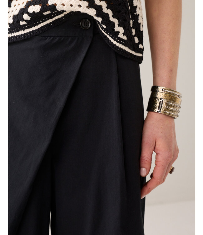 Summum Woman Wrap shorts Cotton