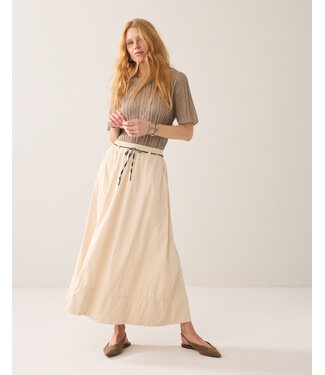 Summum Woman Skirt Breezy cotton canvas