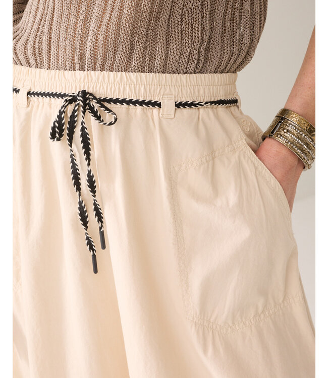 Summum Woman Skirt Breezy cotton canvas