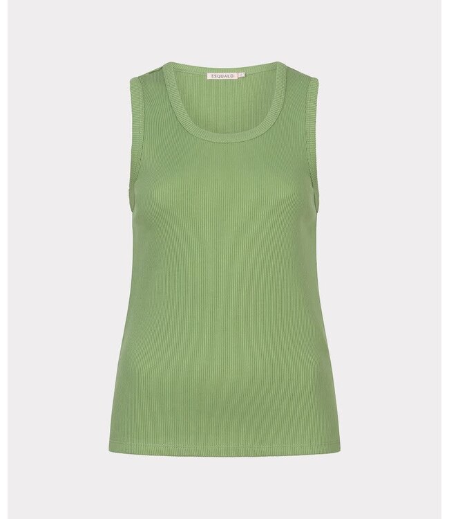 Esqualo Singlet rib knit - Jungle Green