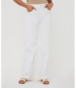 Esqualo Trousers denim wide - Off White
