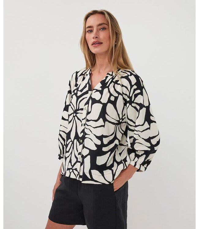 Esqualo Blouse 3/4 slve Sunset - Print