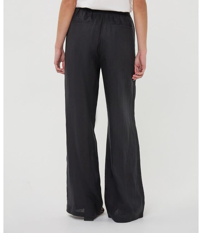 Esqualo Trousers linen - Black