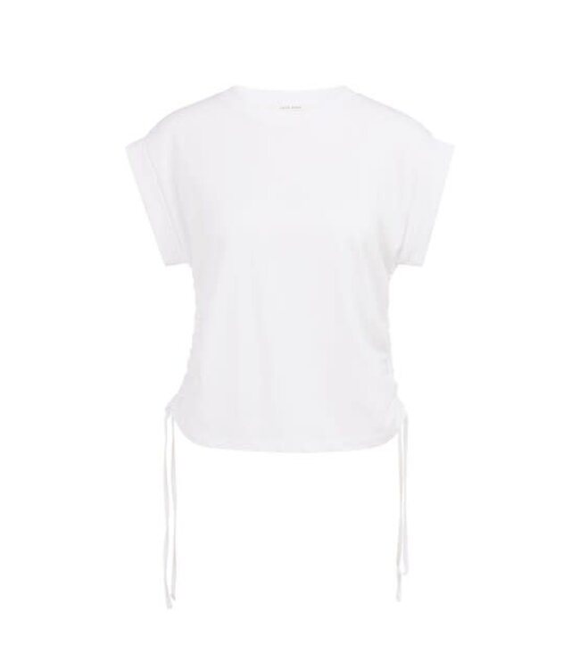 YAYA Top with cords - PURE WHITE