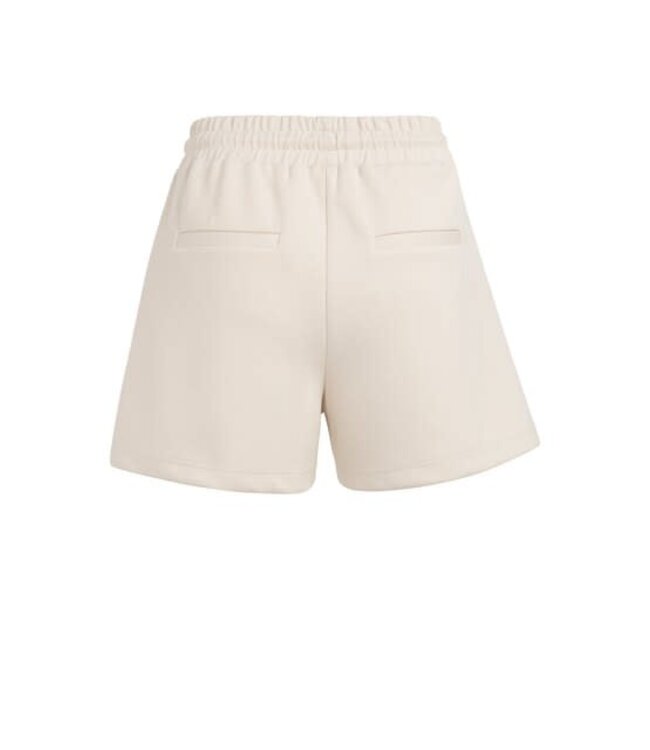 YAYA Jersey short with cargo pockets and elastic waist - CLOUD CREME WHITE