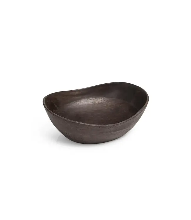 YAYA Mango wood bowl - DARK BROWN