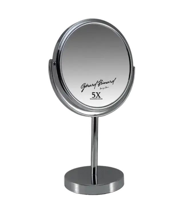 Gerard Brinard metalen spiegel 17cm/5x V009485