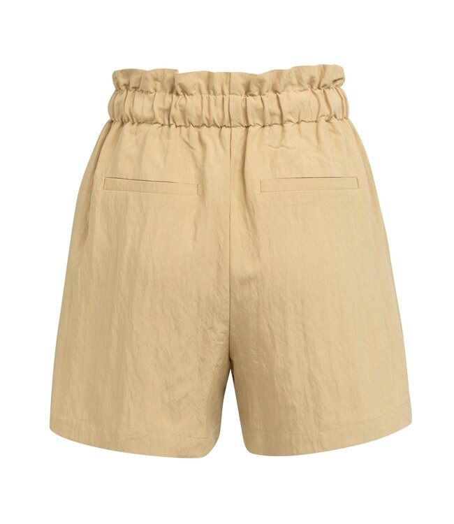 YAYA Paperbag bermuda with cargo pockets - SAFARI BROWN