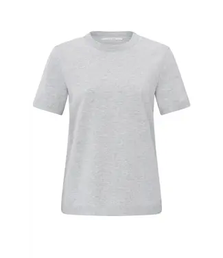 YAYA Round neck t-shirt - MEDIUM GREY MELANGE