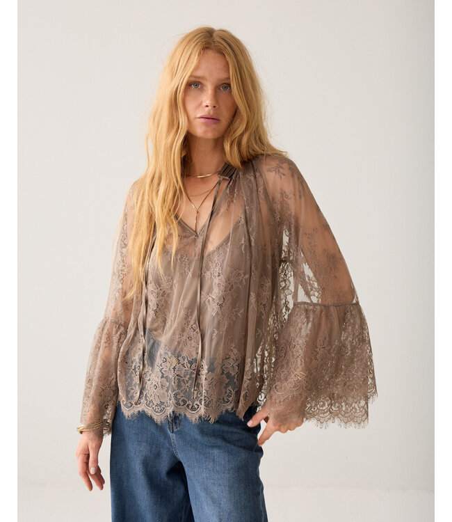 Summum Woman Top Soft lace