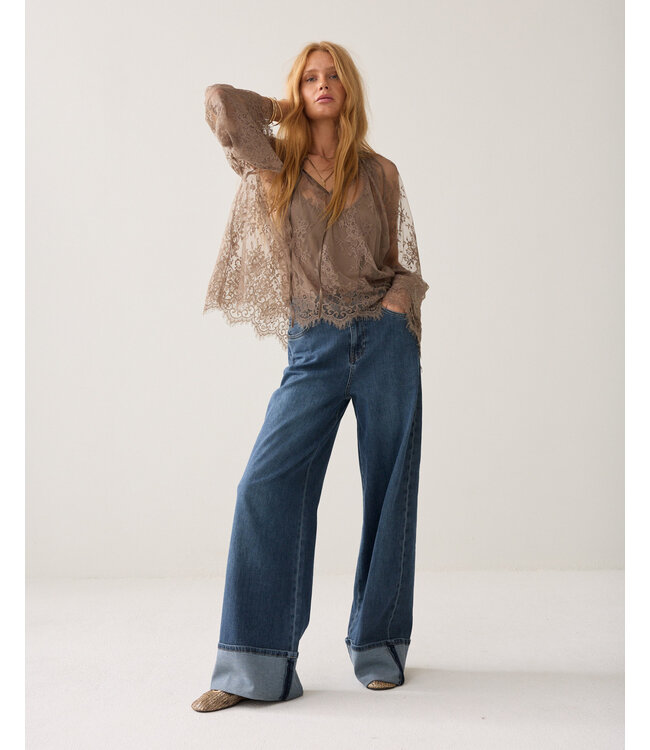 Summum Woman Top Soft lace