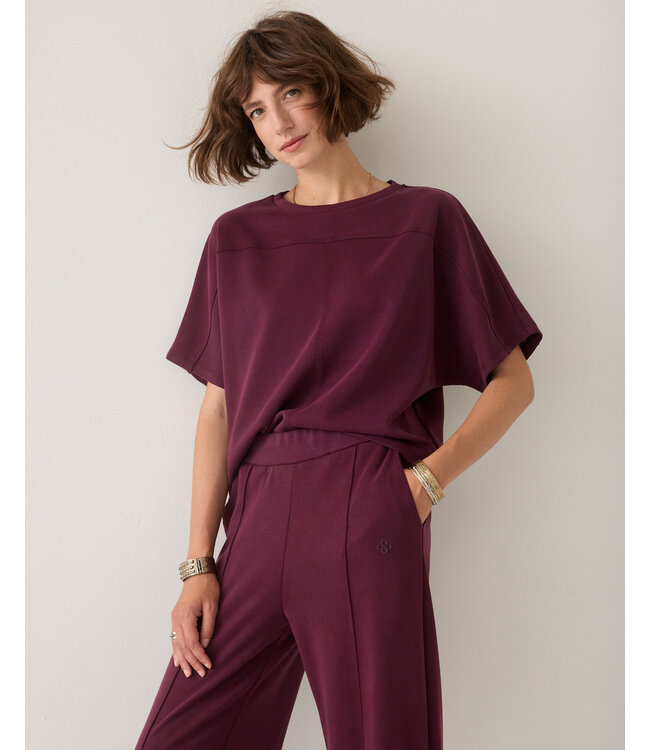 Summum Woman Boxy top Soft scuba