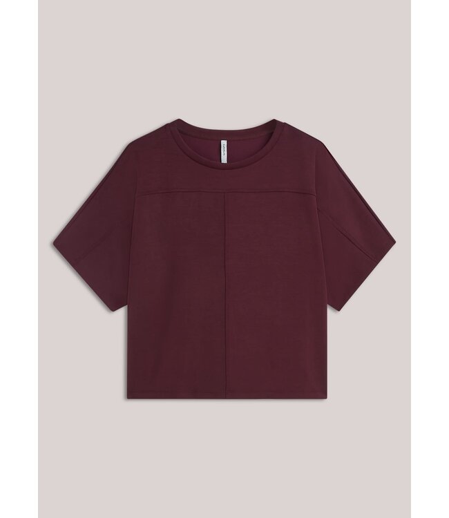 Summum Woman Boxy top Soft scuba