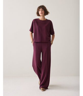 Summum Woman Wide leg pant Soft scuba