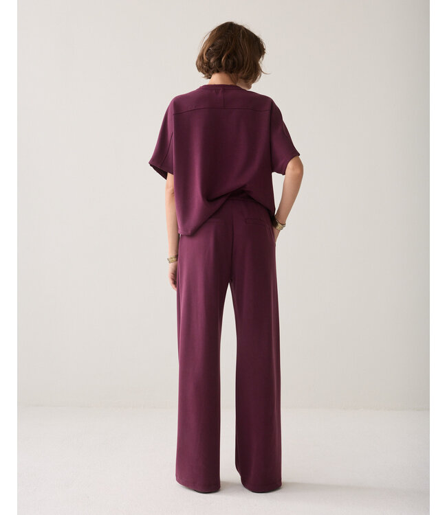 Summum Woman Wide leg pant Soft scuba