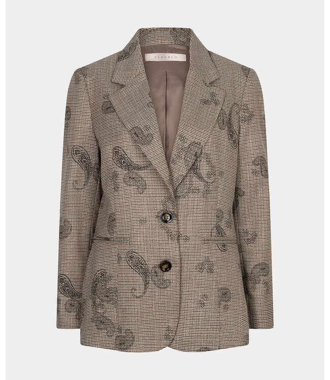 Esqualo Blazer paisley check - Print