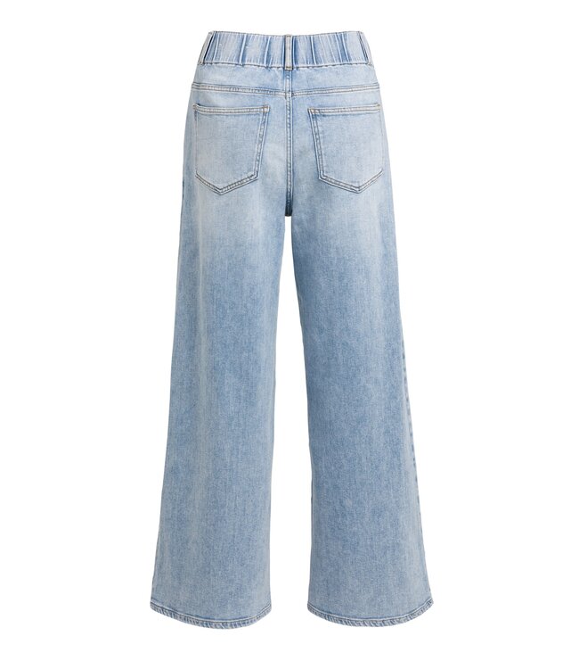 YAYA Loose fit denim w. special waistband - L32 - LIGHT BLUE DENIM