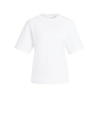 YAYA T-shirt with half sleeve - PURE WHITE YAYA T-shirt with half sleeve - PURE WHITE