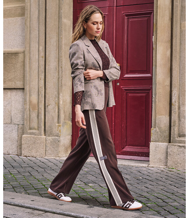 Esqualo Trousers tape Modal - Cacao