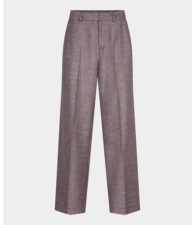 Esqualo Trousers fancy strass - Merlot