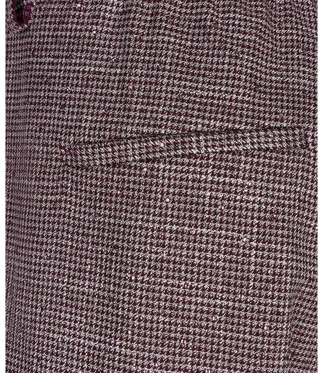Esqualo Trousers fancy strass - Merlot