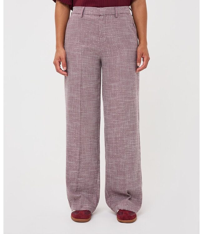 Esqualo Trousers fancy strass - Merlot