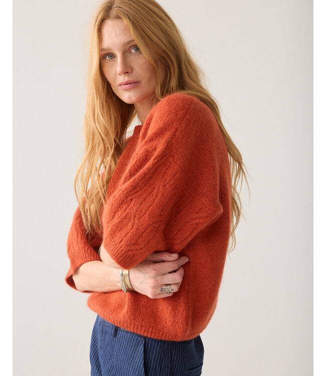 Summum Woman Boxy sweater Mohair wool blend knit