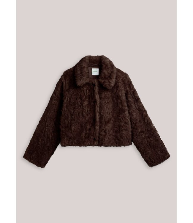 Summum Woman Jacket Soft faux fur