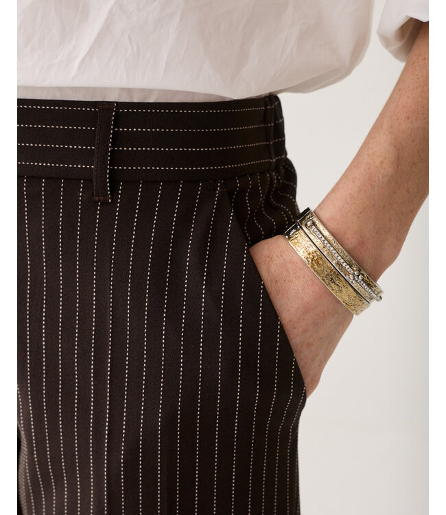 Summum Woman Trousers Viscose blend stripe
