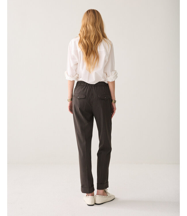 Summum Woman Trousers Viscose blend stripe