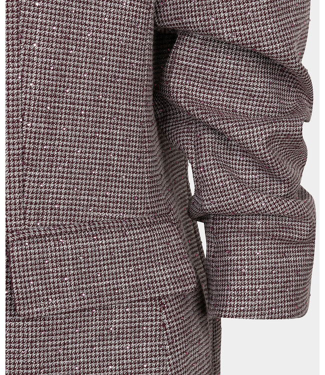 Esqualo Blazer fancy strass - Merlot