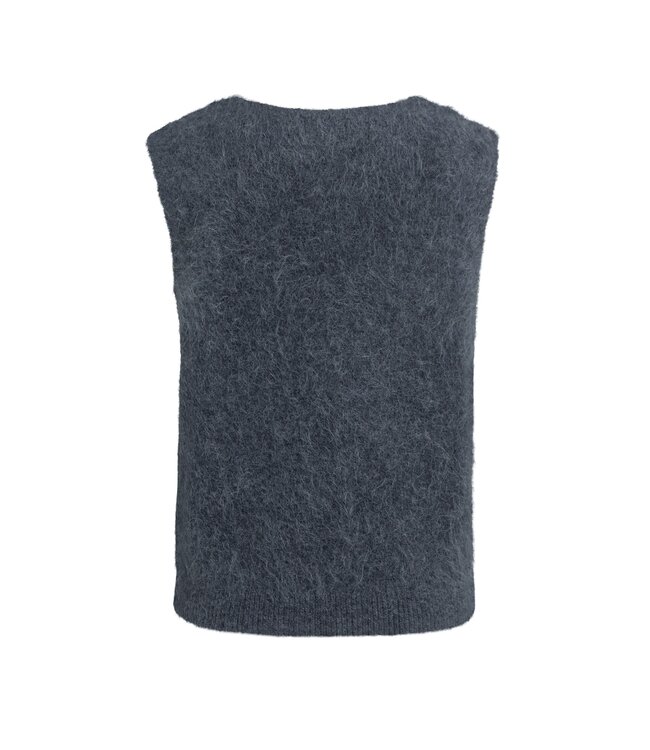 YAYA Spencer with deep v-neck - ODYSSEY GRAY MELANGE