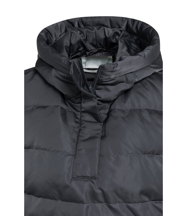 YAYA Nylon padded inner bodywarmer for layering - HOLE BLACK