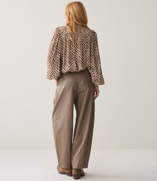 Balloon trouser Soft faux leather